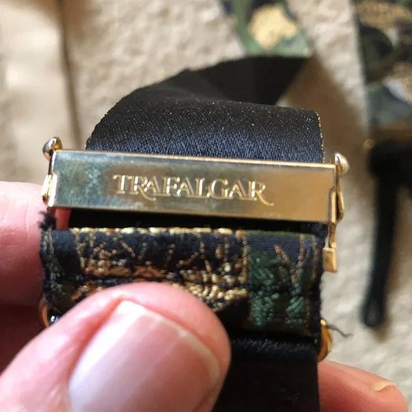 Vintage Trafalger Limited Editon Silk Suspenders - Tigers - Picture 9 of 13